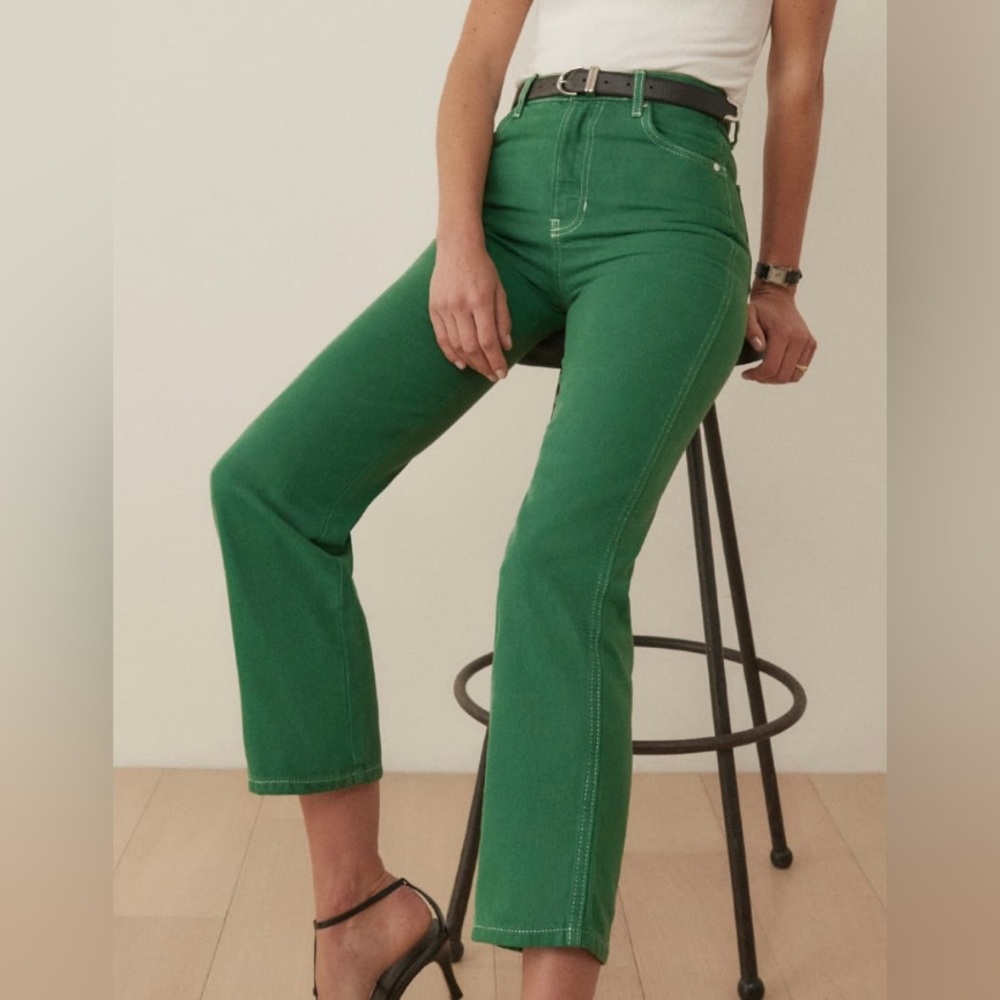 Reformation Cowboy High Rise Straight Jeans